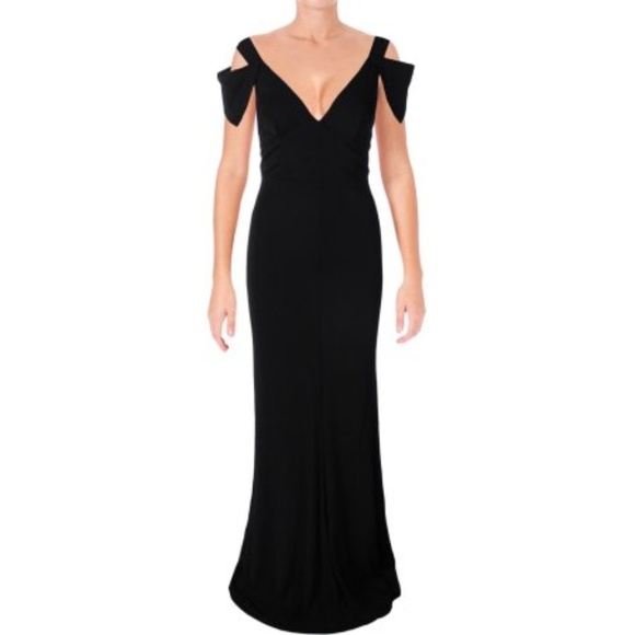 cold shoulder evening gowns